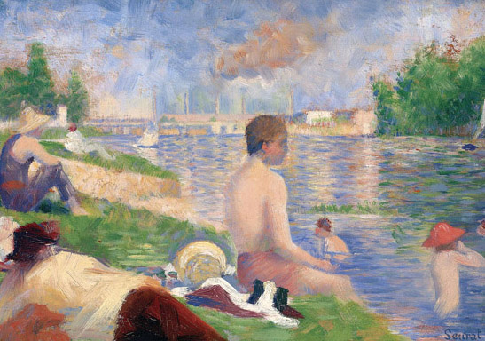 AC66 - Bathers at Asnieres by Georges Seurat - Click Image to Close